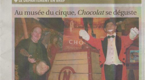 Les décors du film Chocolat au musée du cirque et de l’illusion