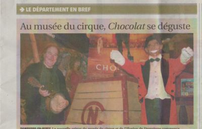 Les décors du film Chocolat au musée du cirque et de l’illusion